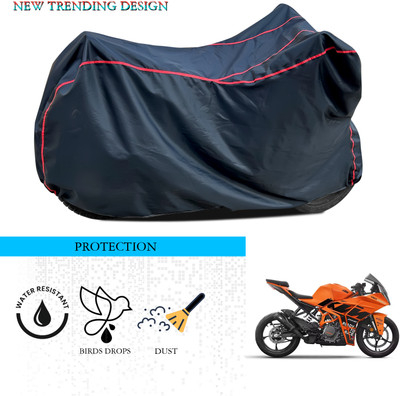 SnehaSales Waterproof Two Wheeler Cover for KTM(RC 390, Black)