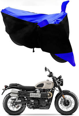 MMSSTAR Waterproof Two Wheeler Cover for Triumph(Street Scrambler, Blue, Black)