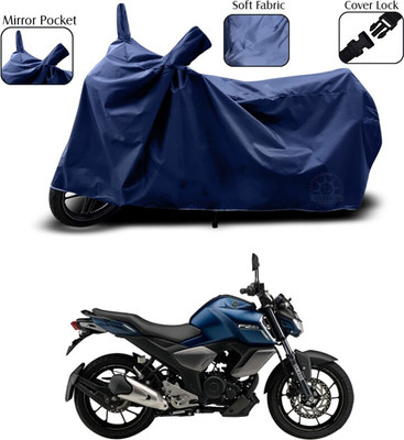 DeepShakshi AUTOMOTIVE Two Wheeler Cover for Yamaha(FZ-S FI, Blue)