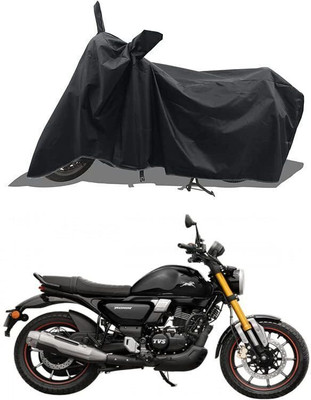 KANISHA ENTERPRISES Waterproof Two Wheeler Cover for TVS(Radeon, Black)