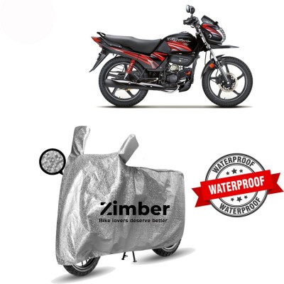 THE REAL ARV Two Wheeler Cover for Hero(Passion Pro TR, Silver)