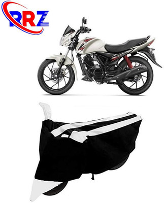 RRZ Waterproof Two Wheeler Cover for Suzuki(Sling Shot Plus, Black, White)