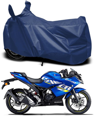 RABABLI Waterproof Two Wheeler Cover for Suzuki(Gixxer Special Edition BS6, Blue)