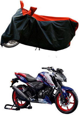DeepShakshi AUTOMOTIVE Waterproof Two Wheeler Cover for TVS(Apache RTR 165 RP, Red)