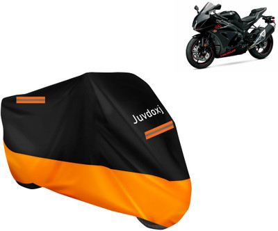 Juvdoxj Waterproof Two Wheeler Cover for Suzuki(GSX R1000, Orange)