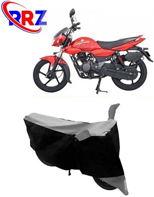 RRZ Waterproof Two Wheeler Cover for Bajaj(XCD 135, Black, Grey)