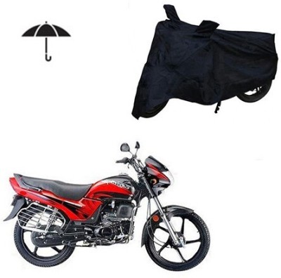 MMSSTAR Waterproof Two Wheeler Cover for Honda(Passion Plus, Black)