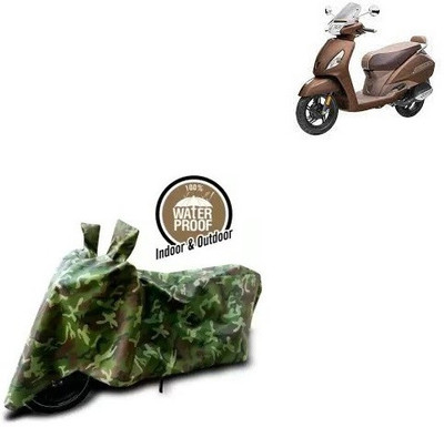 THE REAL ARV Waterproof Two Wheeler Cover for TVS(Jupiter classic, Multicolor)