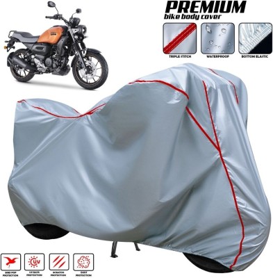 xodi Two Wheeler Cover for Yamaha(FZ-X, Silver, Red, Multicolor)