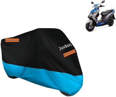 Juvdoxj Waterproof Two Wheeler Cover for Suzuki(Swish, Blue)