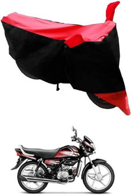 LIFE TO HUB Two Wheeler Cover for Hero(HF Deluxe i3s, Red, Black)