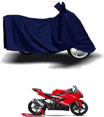 RONISH Waterproof Two Wheeler Cover for TVS(Apache RR 310, Blue)