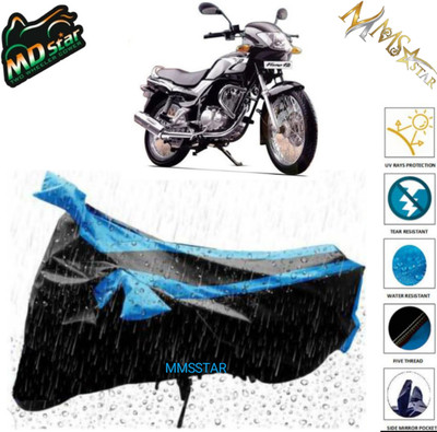 MMSSTAR Waterproof Two Wheeler Cover for Triumph(Activa i, Black, Blue)