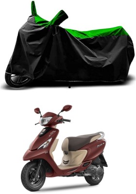 VESMEI Two Wheeler Cover for TVS(Scooty Zest 110 BS6, Green)