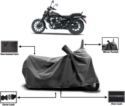 Amexride Two Wheeler Cover for Bajaj(Avenger 150 Street, Grey)