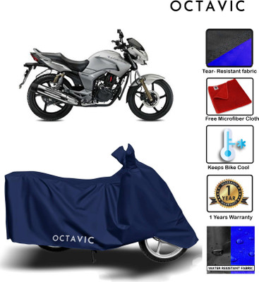 octavic Waterproof Two Wheeler Cover for Hero(Hunk, Blue)