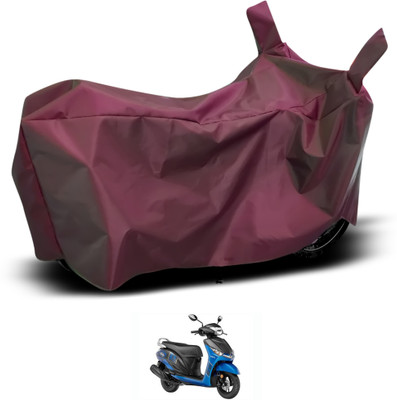 GOSHIV-car and bike accessories Waterproof Two Wheeler Cover for Yamaha(Alpha, Maroon)