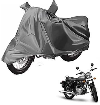 DeepShakshi AUTOMOTIVE Waterproof Two Wheeler Cover for Bajaj(Dominar 250, Grey)