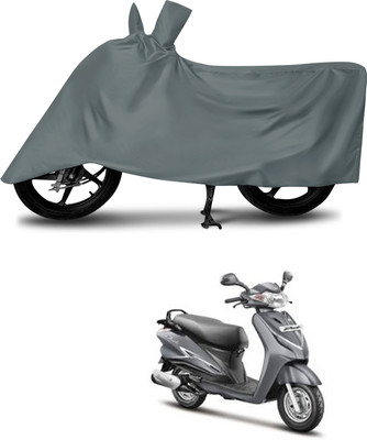 MMSSTAR Waterproof Two Wheeler Cover for Hero(Duet, Grey)