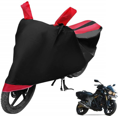 Auto Hub Two Wheeler Cover for Mahindra(Mojo, Red)