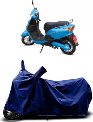VESMEI Two Wheeler Cover for Hero(Electric Optima, Blue)