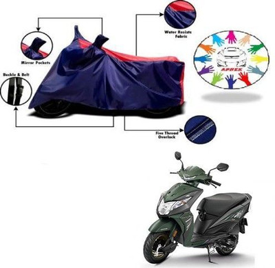 DeepShakshi AUTOMOTIVE Waterproof Two Wheeler Cover for Honda(Deo, Blue, Red)