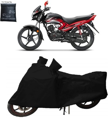 OPZET INDIA Waterproof Two Wheeler Cover for Honda(Dream Yuga, Black)