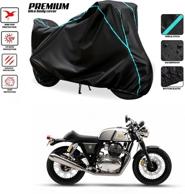 PAGORA Waterproof Two Wheeler Cover for Royal Enfield(Continental GT 650, Black)