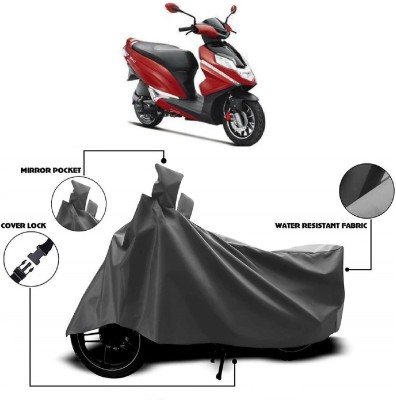 MMSSTAR Waterproof Two Wheeler Cover for Hero(Dare BS6, Grey)