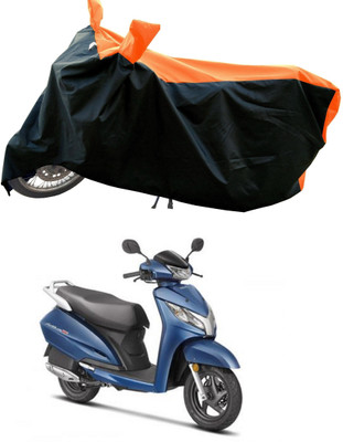 DeepShakshi AUTOMOTIVE Waterproof Two Wheeler Cover for Honda(Activa 125, Orange)