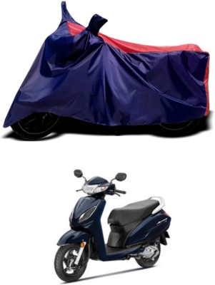 Mdstar Waterproof Two Wheeler Cover for Honda(Activa 6G, Red, Blue)