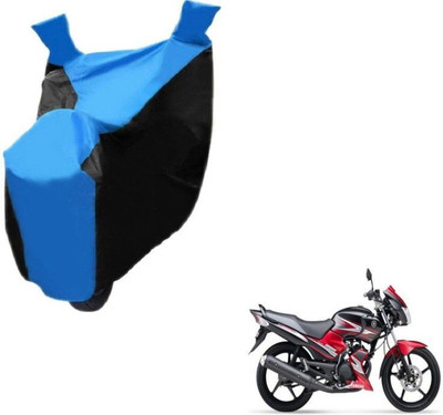 MMSSTAR Waterproof Two Wheeler Cover for Yamaha(SS 125, Black, Blue)