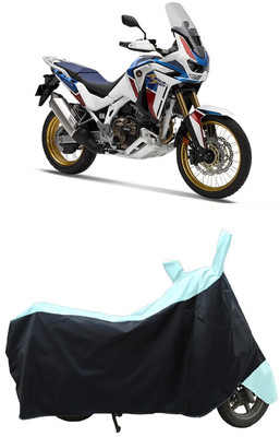 Coxtor Waterproof Two Wheeler Cover for Honda(CRF1000L Africa Twin, White)