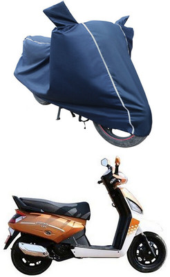 Mdstar Waterproof Two Wheeler Cover for Mahindra(Gusto 125, Blue)