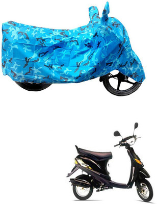 DeepShakshi AUTOMOTIVE Waterproof Two Wheeler Cover for Bajaj(Spirit, Blue)