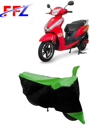 FFZ Two Wheeler Cover for Ampere(Magnus, Black, Green)