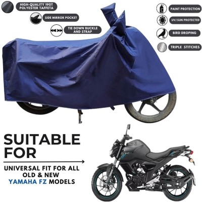 MADAFIYA Two Wheeler Cover for Yamaha(FZ-S Fi Version 3.0, Blue)