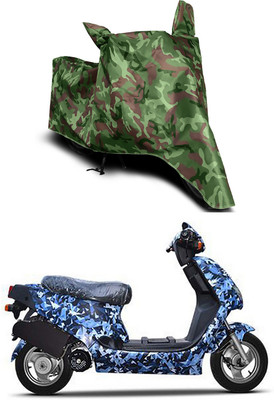 Furious3D Two Wheeler Cover for Hero(Electric AXLHE-20, Multicolor)