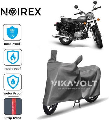 NOIREX Two Wheeler Cover for Royal Enfield(Bullet 350, Grey)