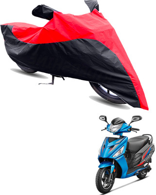 Motodreka Two Wheeler Cover for Hero(Maestro Edge 110 BS6, Red, Black)