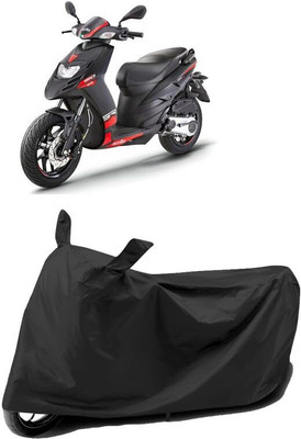 AASHTIK MART Two Wheeler Cover for Aprilia(SR 150, Black)