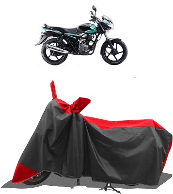 KEDIT Two Wheeler Cover for Bajaj(Discover 100 DTS-i, Red)