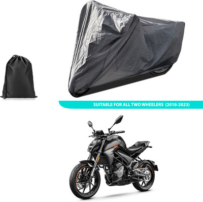 GOSHIV-car and bike accessories Two Wheeler Cover for CFMoto(300NK, Grey)