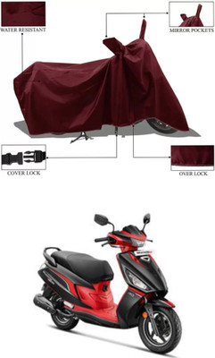 DeepShakshi AUTOMOTIVE Waterproof Two Wheeler Cover for Hero(Maestro Edge 125, Maroon)