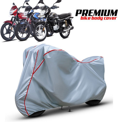 xodi Waterproof Two Wheeler Cover for Bajaj(Platina, Silver, Red)