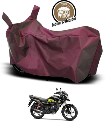 SEBONGO Waterproof Two Wheeler Cover for Honda(SP 125, Maroon)