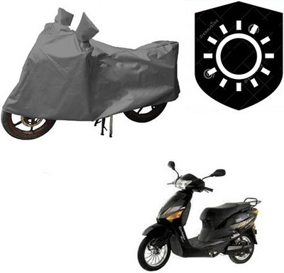 MMSSTAR Waterproof Two Wheeler Cover for Hero(Electric Zippy, Grey)