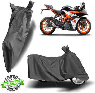 NG Auto Front Waterproof Two Wheeler Cover for KTM(RC 390, Grey)