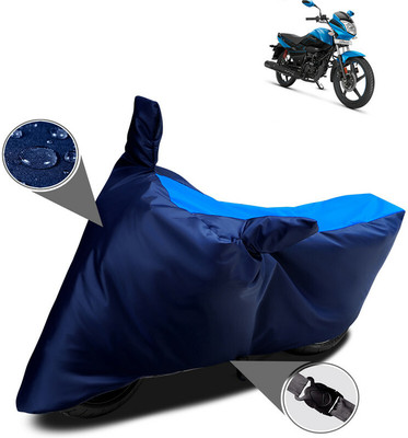 AUTOCAD Waterproof Two Wheeler Cover for Hero(Splendor I Smart, Blue)