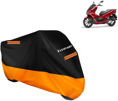 Horseyaart Waterproof Two Wheeler Cover for Honda(PCX 125, Orange)
